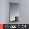 5mm Decorative Wall Bath Wood Frame Silver Mirror with Shelf