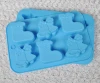 6 cavity Christmas socks bells soap moulds Christmas silicone molds cakes