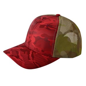6 Panel Camouflage Mesh Baseball Cap Trucker Hat