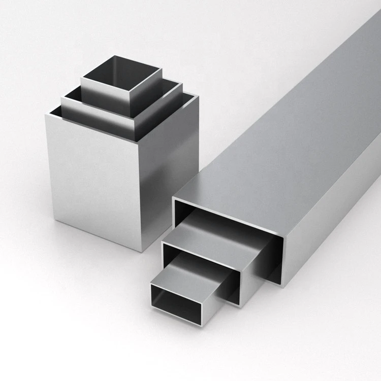 6063 square tube aluminium profiles extrusion profiles/ extruded aluminum wood finish profiles square tube sizes