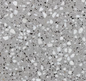 60x60cm custom grey color concrete terrazzo tiles with white aggregate for contractor