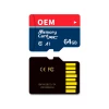 64GB Class10 Speed Rate MicroSD OEM memory card,C10 Micro flash SDHC, custom logo and package accepted