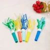 6pcs Blowout Color Random Party Props Noise Maker Birthday kids Toy Whistle Colorful Yellow Green Blue Purple Orange610005