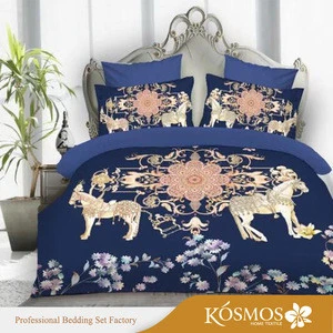 6pcs nice printed comforter 100%polyester bedrooms set
