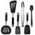 Import 6pcs Silicone Kitchen Utensils Set Non-stick Kitchenware Cooking Tools Spoon Spatula Ladle Tools Gadget Accessories from China