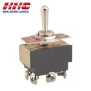 6Pin 3 ways DPDT on-off-on 125V 10A toggle switch