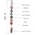 Import 7 Chakra Crystals Reiki Healing Crystals car Hanging Ornament Home Indoor Decorative Gravel Tassel Artificially Woven  Practical from China