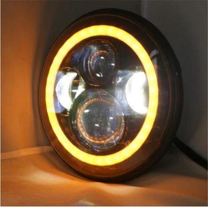 7&#39;&#39; auto lighting system 60W Round Car LED Work Driving Head lights