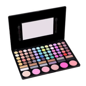 78 color makeup palettes eye shadow 72 palettes eye shadow and 6 cosmetic blush