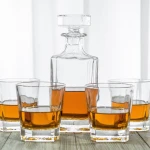 750ml Lead Free Crystal Glass Whiskey Decanter Whikey Bourbon Decanter
