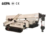 8 ton small lifting equipment spider crane diesel and electric dual power