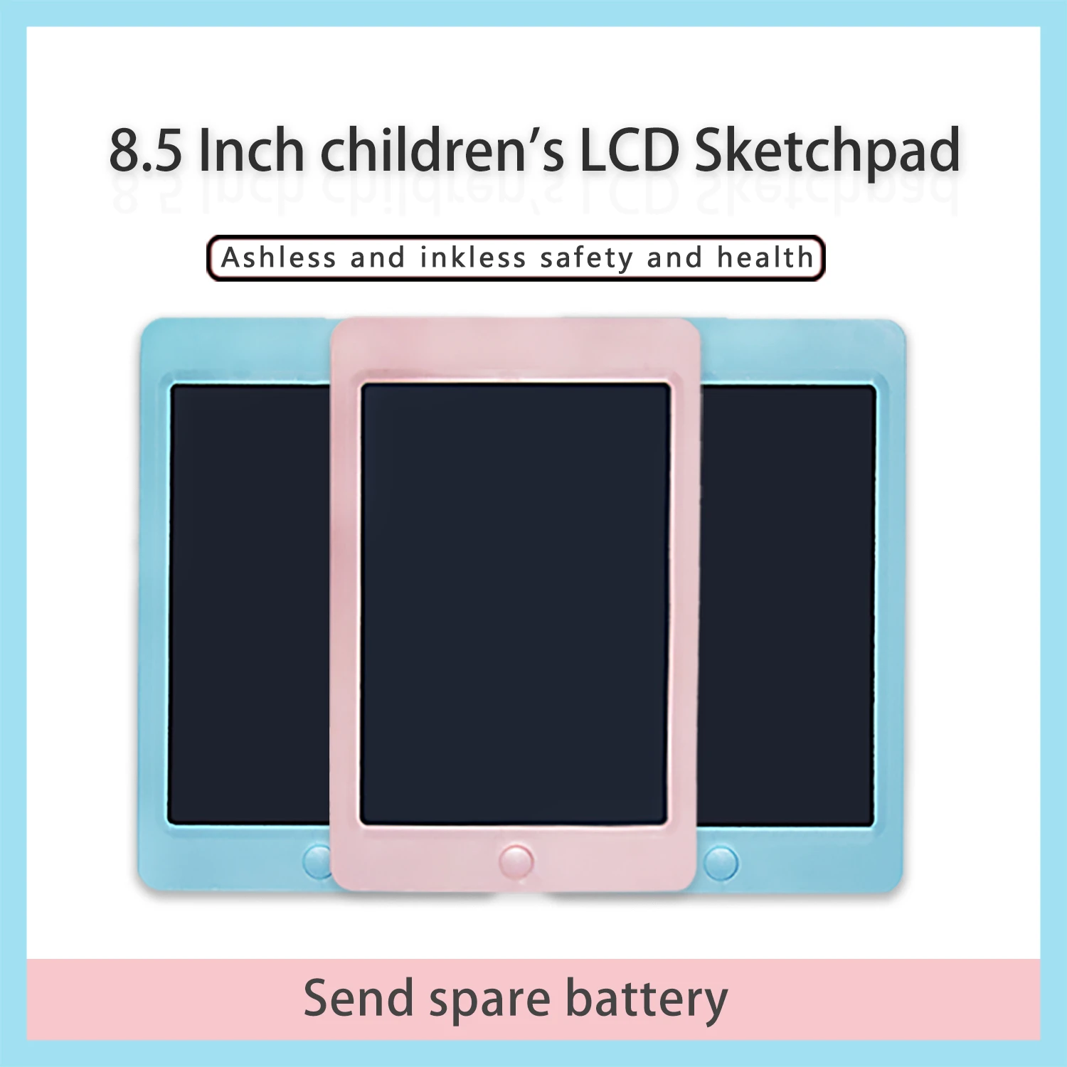 8.5 Inch LCD Writing Digital Drawing Handwriting Pads Portable Electronic Tablet   Color screen