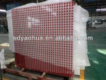 8mm red dot silk screen printed glass