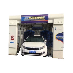 9 brushes drive through auto car wash machine tunnel for car washes
