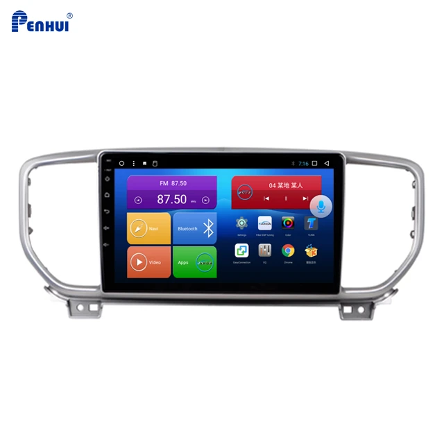 9 inch Android10.0 8-Core 6GB RAM+128GB ROM Android Car Navigation for Kia Sportage R (2016-2018)With DSP/CarPlay/4G