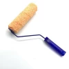 9 inch medium pile nylon fabric single color PP simple handle paint roller brush
