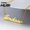 925 sterling silver Necklaces Nameplate Personalized Jewelry Supplier Custom Name Chain Necklace