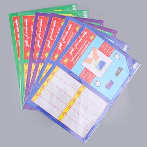 A3 clear transparent plastic self-adhesive book cover