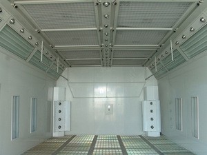 AA4C Spray booth with water base paint   AA-SB601