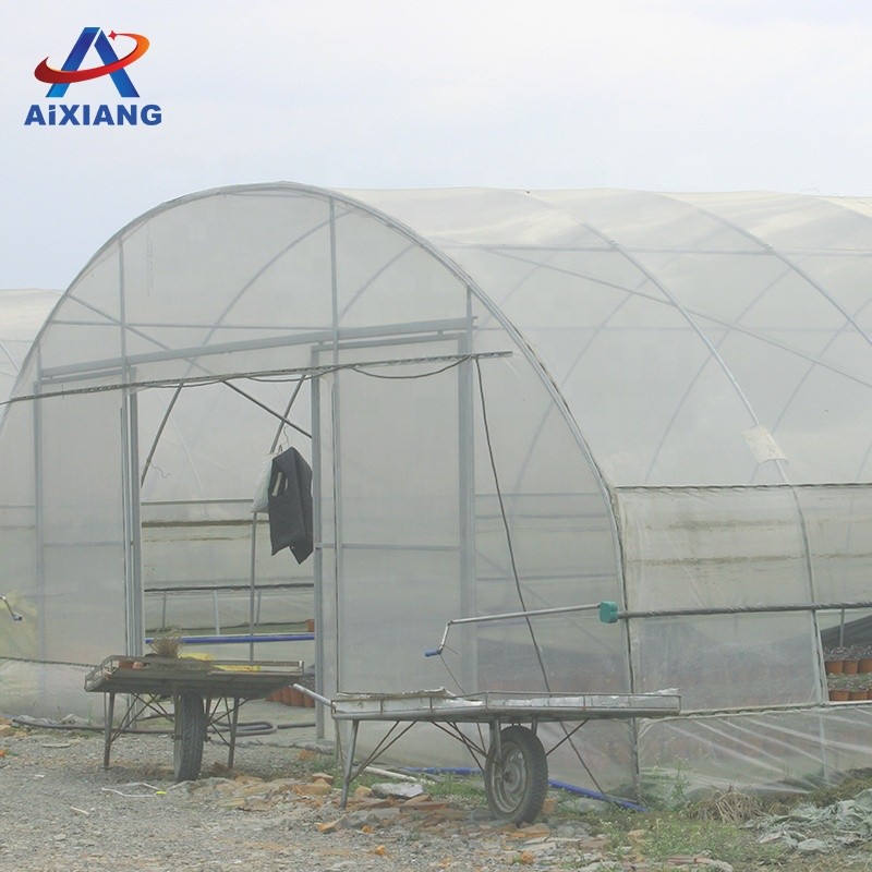 Agriculture plastic PE Film tunnel greenhouse for sale