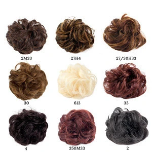 AliLeader Bset Quality Synthetic Hair Chignon 10 Colors Hair Accessories For Women Bun