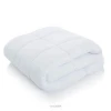 All-Season White Down Alternative Quilted Comforter - Corner Duvet Tabs - Hypoallergenic - Plush Microfiber Fill - Comforter