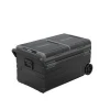 Alpicool TWW75  ice making double zone anti vibration DC portable car fridge with wheel and handle for camping outdoor