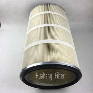 Alternative Donaldson PTFE coating polyester air filter P031791 for dust collector