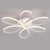 Import aluminium flower style modern led ceiling lamp lighting for home bedroom lights art deco with ce vde etl approve Driver from China