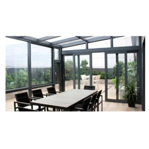 Aluminum profile  portable glass sun room Glass Roof Patio Enclosure Sunroom Kit