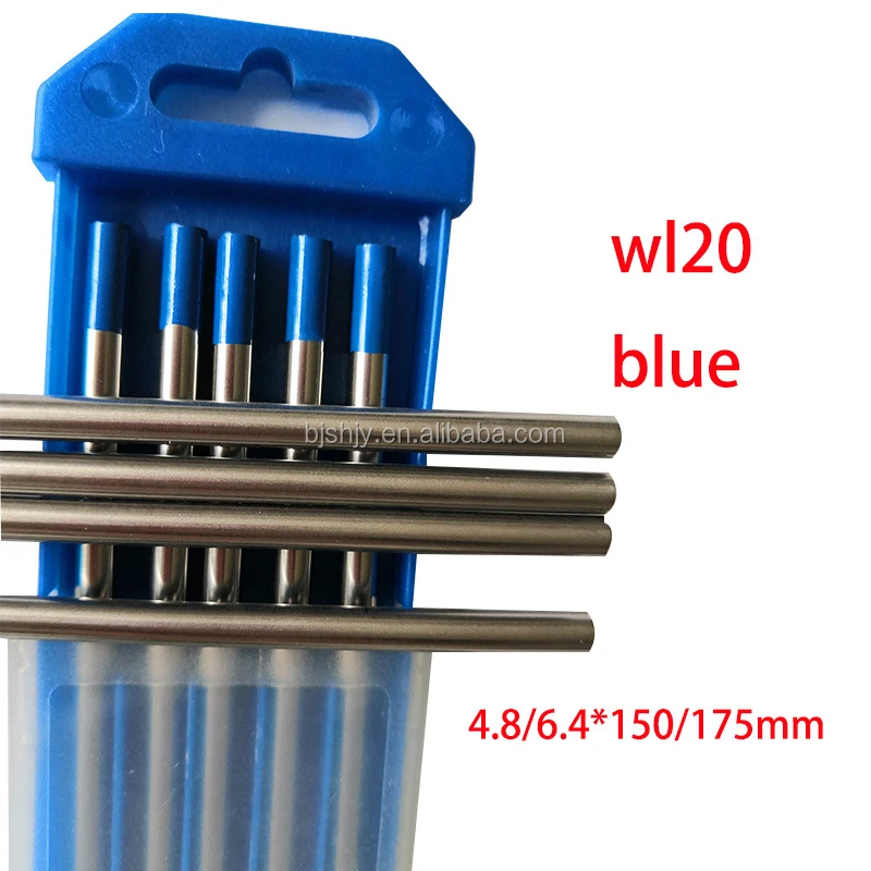 Aluminum welding wl20 2% lanthanum blue tungsten electrode rod