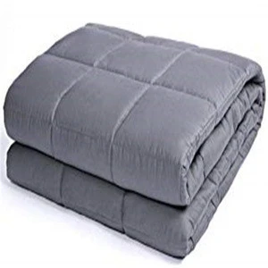 amazon hot sale soft sensory glass beads 15lbs grey adults weighted blanket