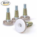 Amazon Hot Sales Furniture Levelers Adjustable Furniture Legs, Table Levelers and Chairs Levelers with 4 Felt Pads(4 Pack)
