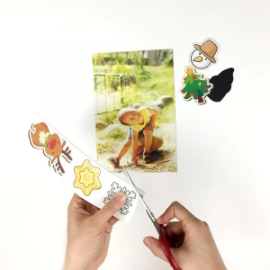 Amazon New Hot Selling Items Customized Size Paper Photo Magnet Sticker for School DIY Material Home Decoration