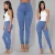 Import Amazon Wish Ebay hottest selling ladies slim fit candy color S-3XL trousers stretch cotton jeans skinny pencil pants women from China