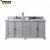 Import America Hot Sale 72 Inches Oak Wood Double Sink Bathroom Vanities with Marble Top from China