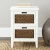 Import American Homes series the JONAH white drawer END workbench wooden cabinet from China