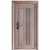 Import American style entrance doors residential stainless steel security door from China
