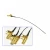 Import Angled SMA Jack PCB Mount to IPEX Connector with Black RF 1.13 Cable from China