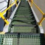 anti slip frp fiberglass plastic safety step stair