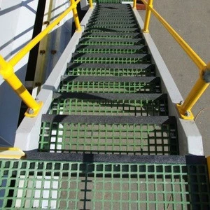 anti slip frp fiberglass plastic safety step stair