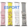 apple watch band designer for iwatch Strap pu leather 38 40 42 44mm   Designer apple watch band sublimation watch band