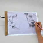Art Supply Wooden Frame LED New Backlit Drawing Board For Copy Painting