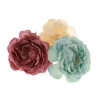 Artificial Mini Silk Fabric Peony Flower Head for Wedding flower wall Home decoration DIY Hair accessories