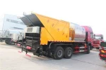 Asphalt heating tank gravel synchronous sealing car silo