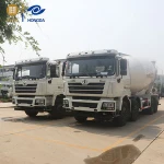 automatic cement mixer truck mounted concrete pump mixer
