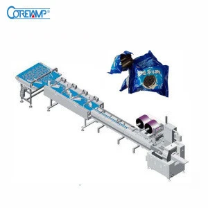 Automatic Feeding Sealing and Packaging Line Machine for Mooncake / Small Cake / Biscuits