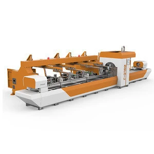 Automatic loading tube pipe fiber laser cutting machine with 1000w 1500w 2000w IPG fiber