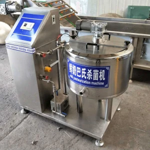 Automatic Mini Scale Fruit Juice Processing Equipment Plant 500KG/H Small Dairy Milk Pasteurization Machine