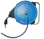 Automatic retractable hose reel/reel works air hose reel can use for motorcycle repair plants